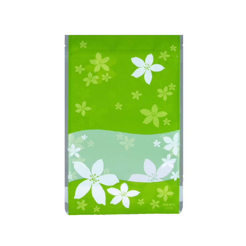 桐花綠色半斤夾鏈袋(50入)
