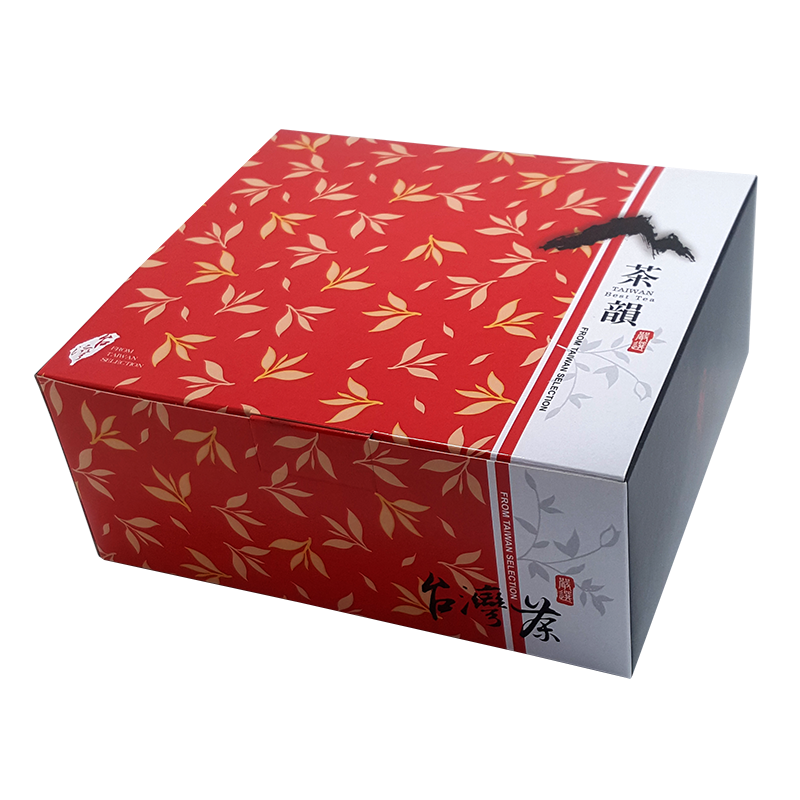 山茶韻紅色50入袋茶盒(10個)
