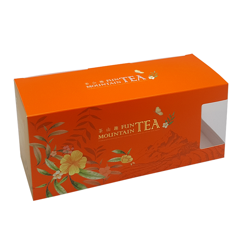 茶山趣橘色30入袋茶盒(10只)