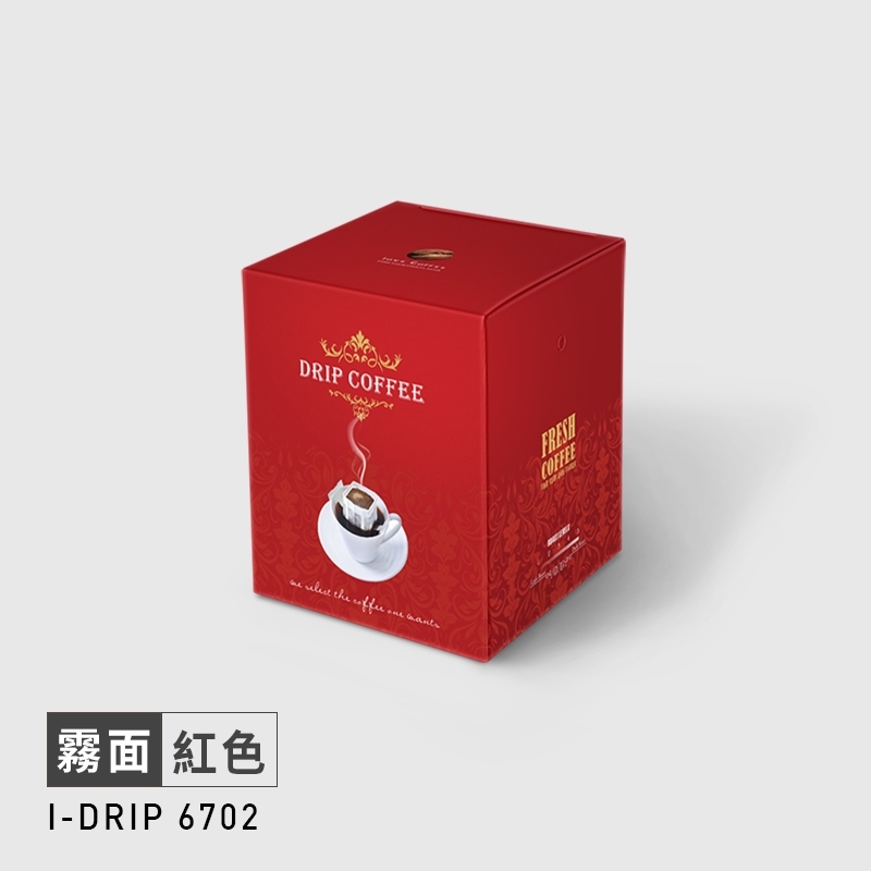 【耳掛外盒】10入│彩圖霧面│I-DRIP系列 | 霧面紅色 (50只)