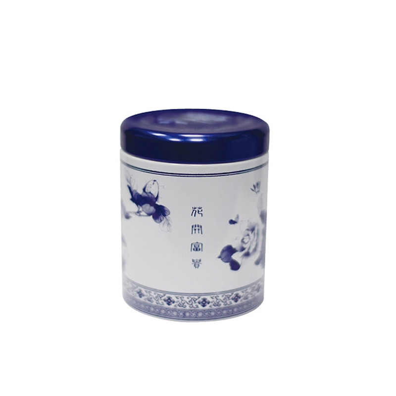 青花牡丹鐵罐/二兩(160支)