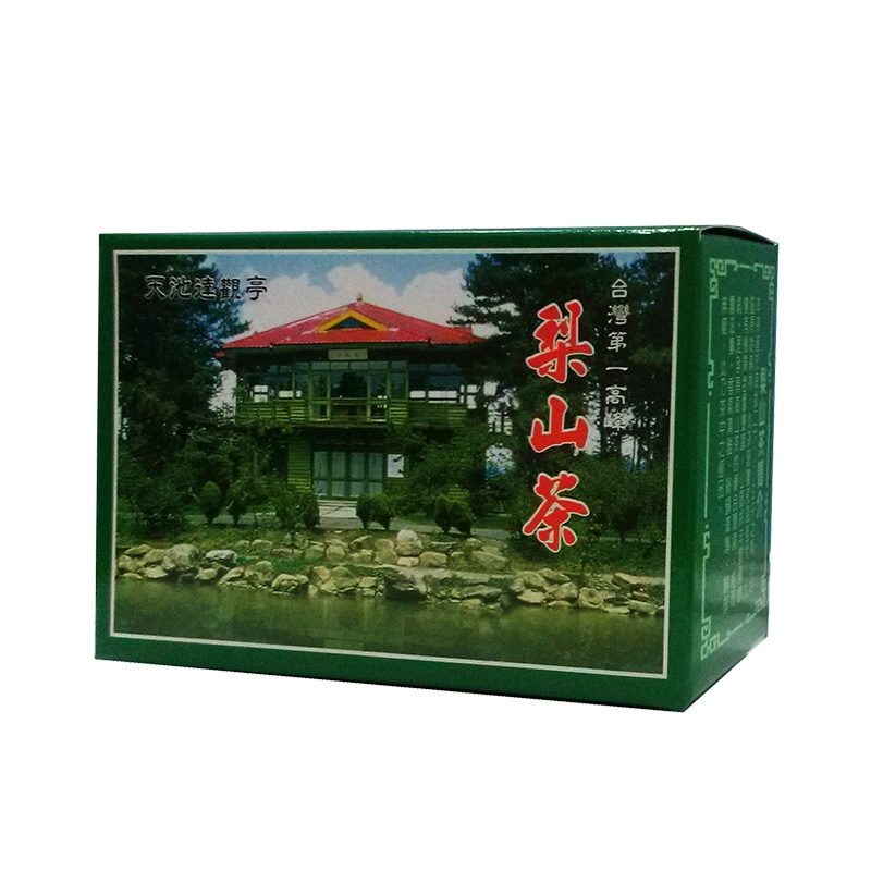 002梨山摺盒/二兩/綠色(10個)
