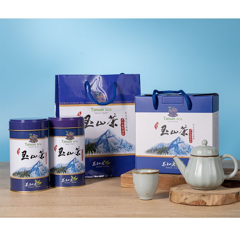 茶知味玉山鐵罐/四兩/藍色(120支)
