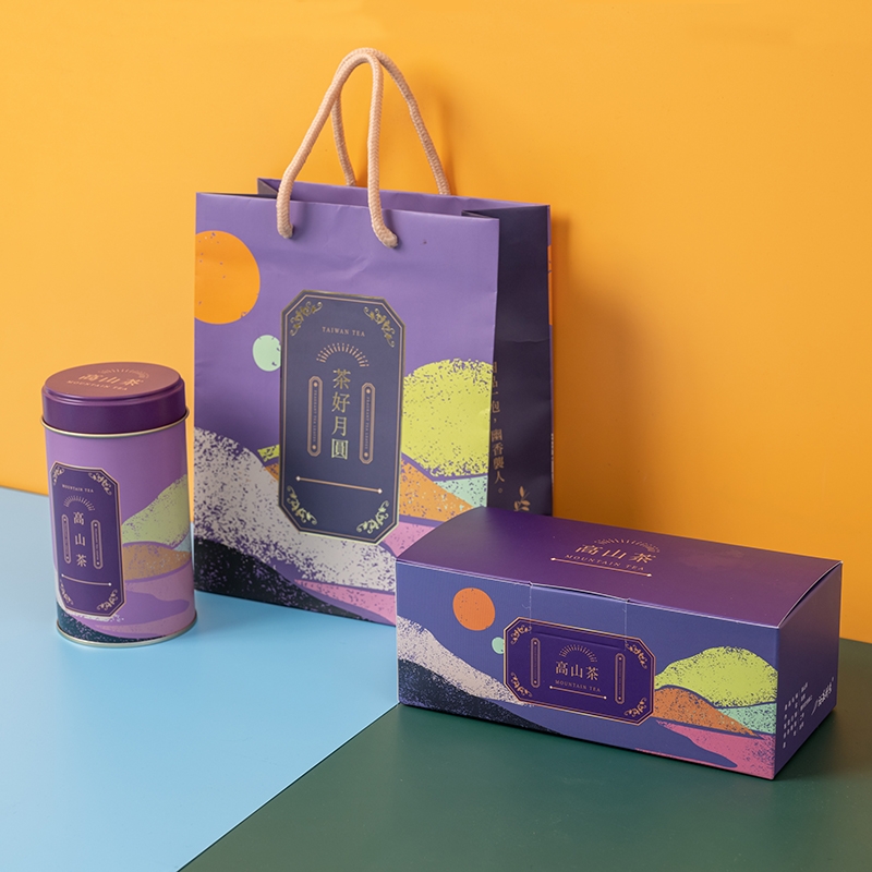 茶好月圓高山30入袋茶盒/紫色(10個)