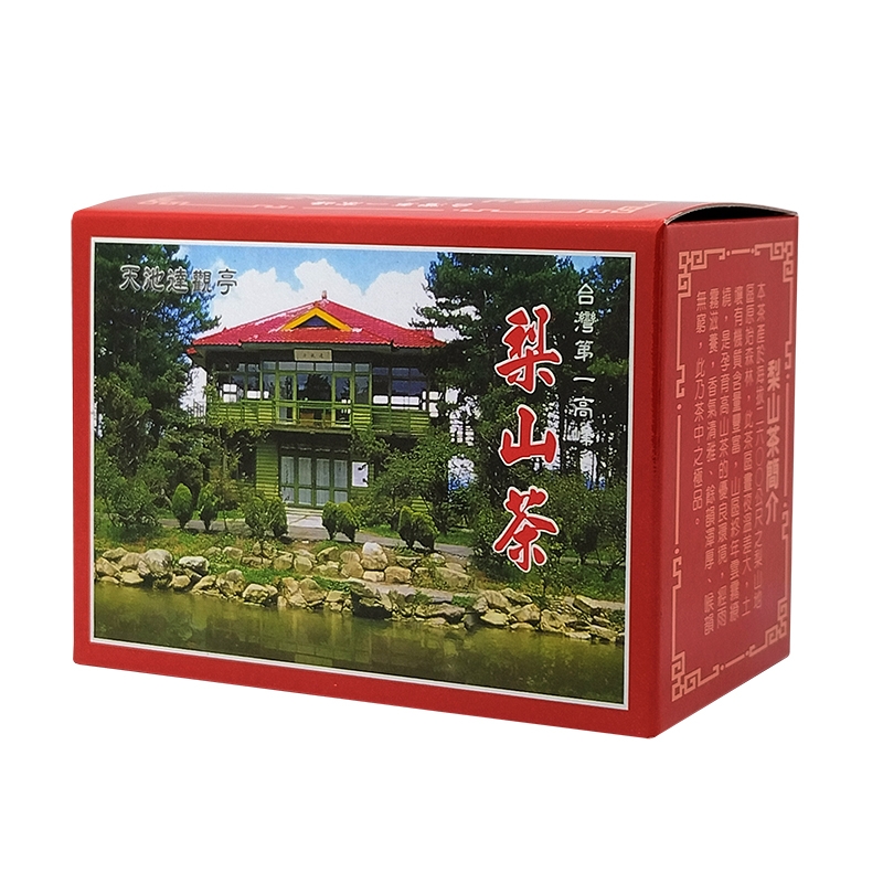 002梨山摺盒/二兩/紅色(10個)