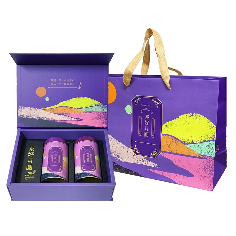 茶好月圓半斤空禮盒/紫色(1組)
