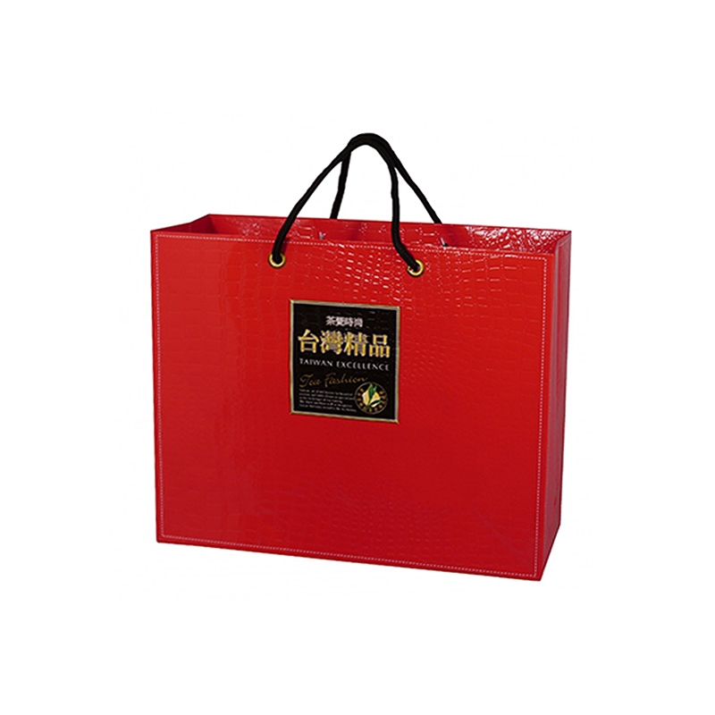 茶覺時尚禮盒提袋/紅色(10入)