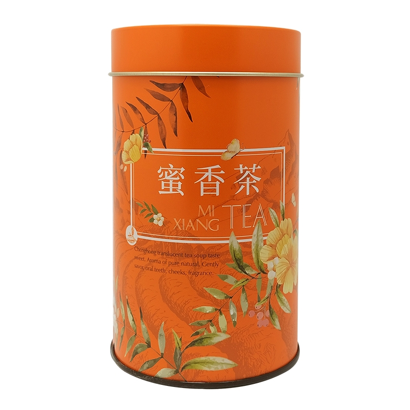 茶山趣蜜香茶鐵罐/四兩/橘色(80支)