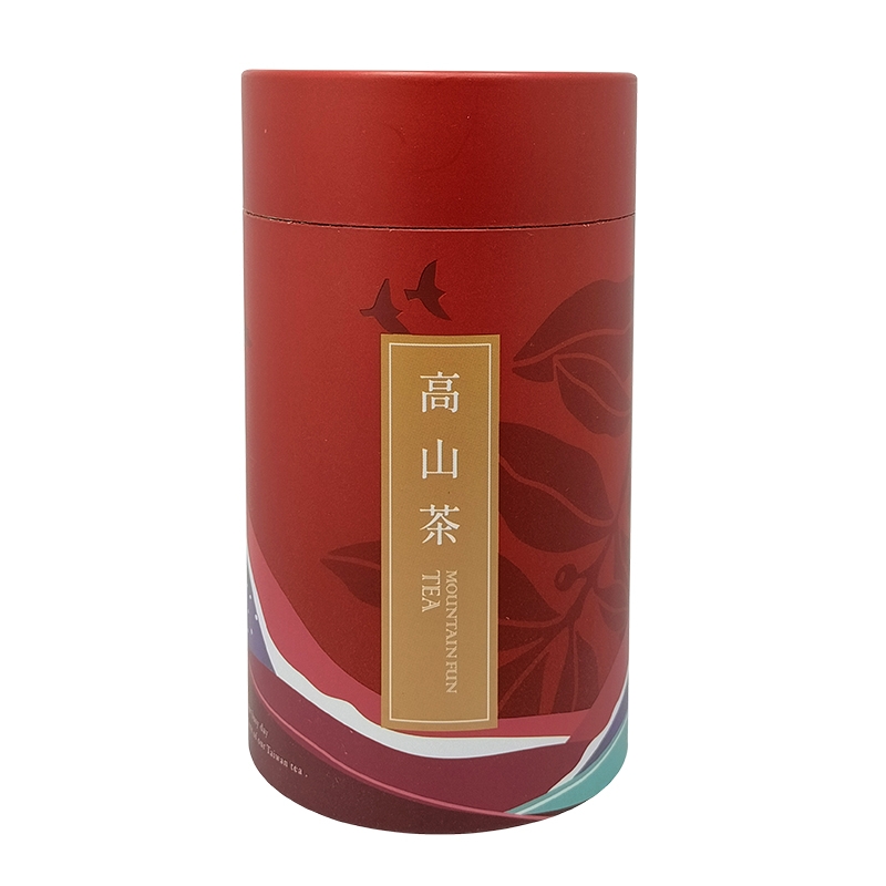 山嵐采靜高山圓紙罐/紅色(120支)