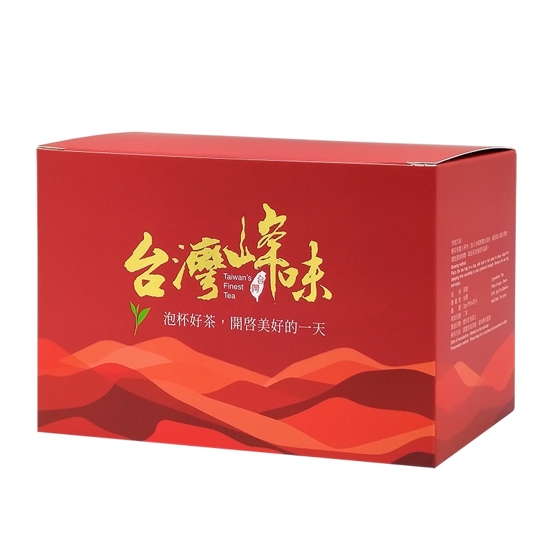 台灣風味20入裝袋茶盒/紅色(10個)